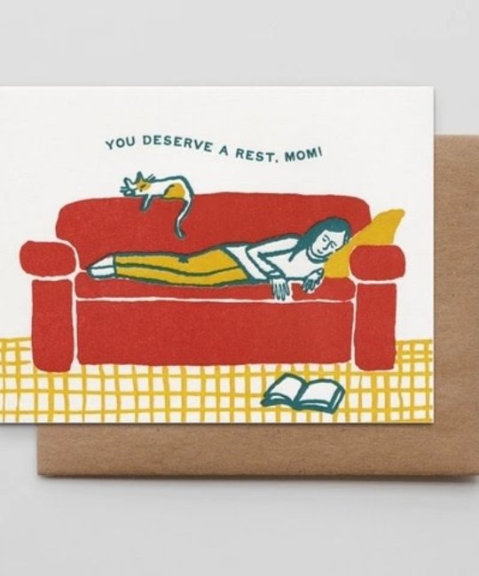 Hammerpress - HA Napping Mom Card