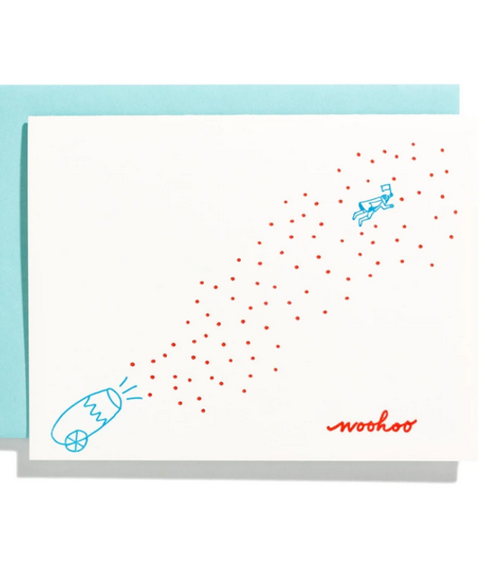 Iron Curtain Press - IC Confetti Cannon WOOHOO Card
