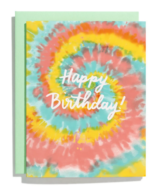 Iron Curtain Press - IC Tie-Dye Rainbow Birthday Card