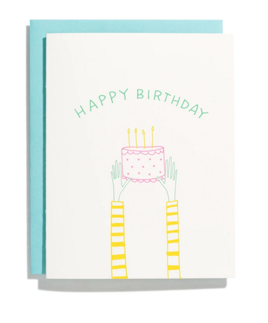 Iron Curtain Press - IC Holding Cake Birthday Card
