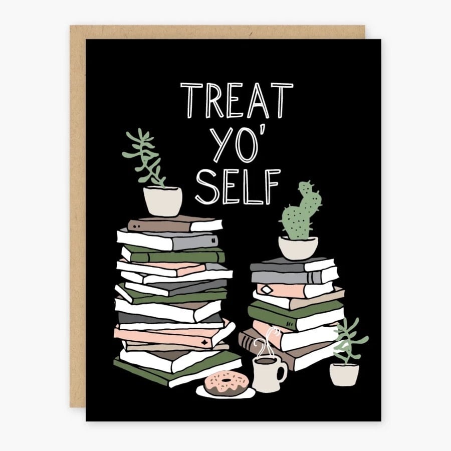 Party of One - POO Treat Yo' Self Card