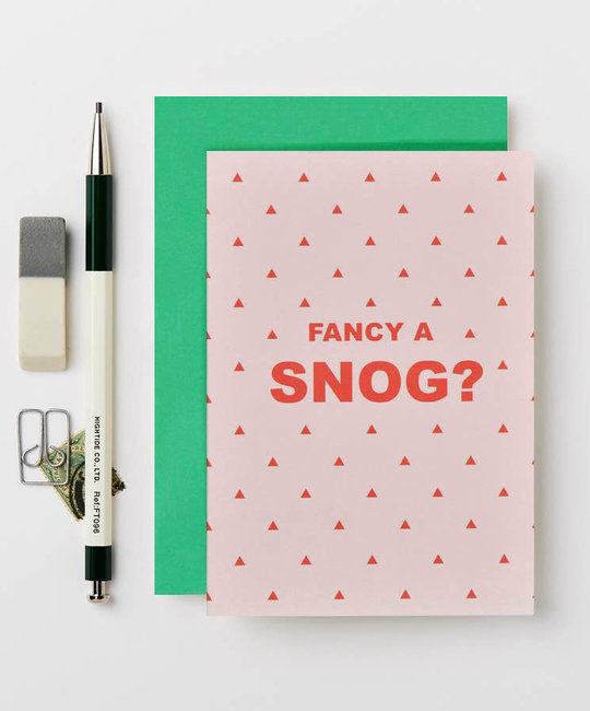 Katie Leamon - KL Fancy A Snog? card