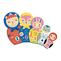 Chronicle Books - CB Masha and Her Friends Wooden Nesting Doll Puzzle