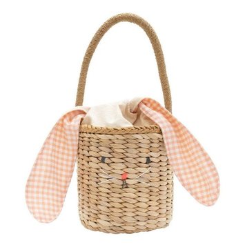 Meri Meri - MEM Bunny Woven Straw Easter Basket Bag