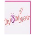 Smudge Ink - SI Woohoo Engagment Ring Card