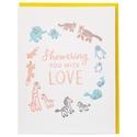 Smudge Ink - SI Stuffed Animal Baby Shower Card
