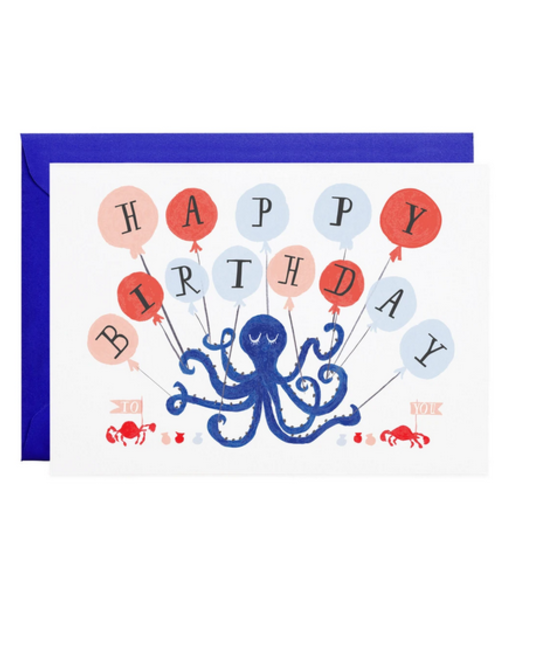 Mr. Boddington's Studio - MB Eight Balloons Birthday Card