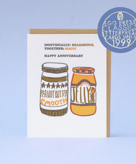 Egg Press - EP PB & J Anniversary Card