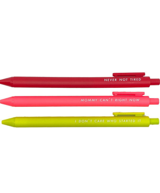 Tiny Hooray - TIH (formerly Little Goat, LG) Pens for Moms Who Need a Break: set of 3