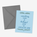 Posterity Paper - POS Remembering Him Father's Day Card