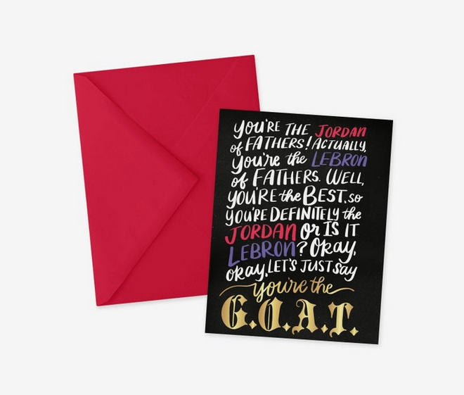 Posterity Paper - POS G.O.A.T. Father's Day Card
