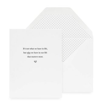 Sugar Paper - SUG What Matters Most Card