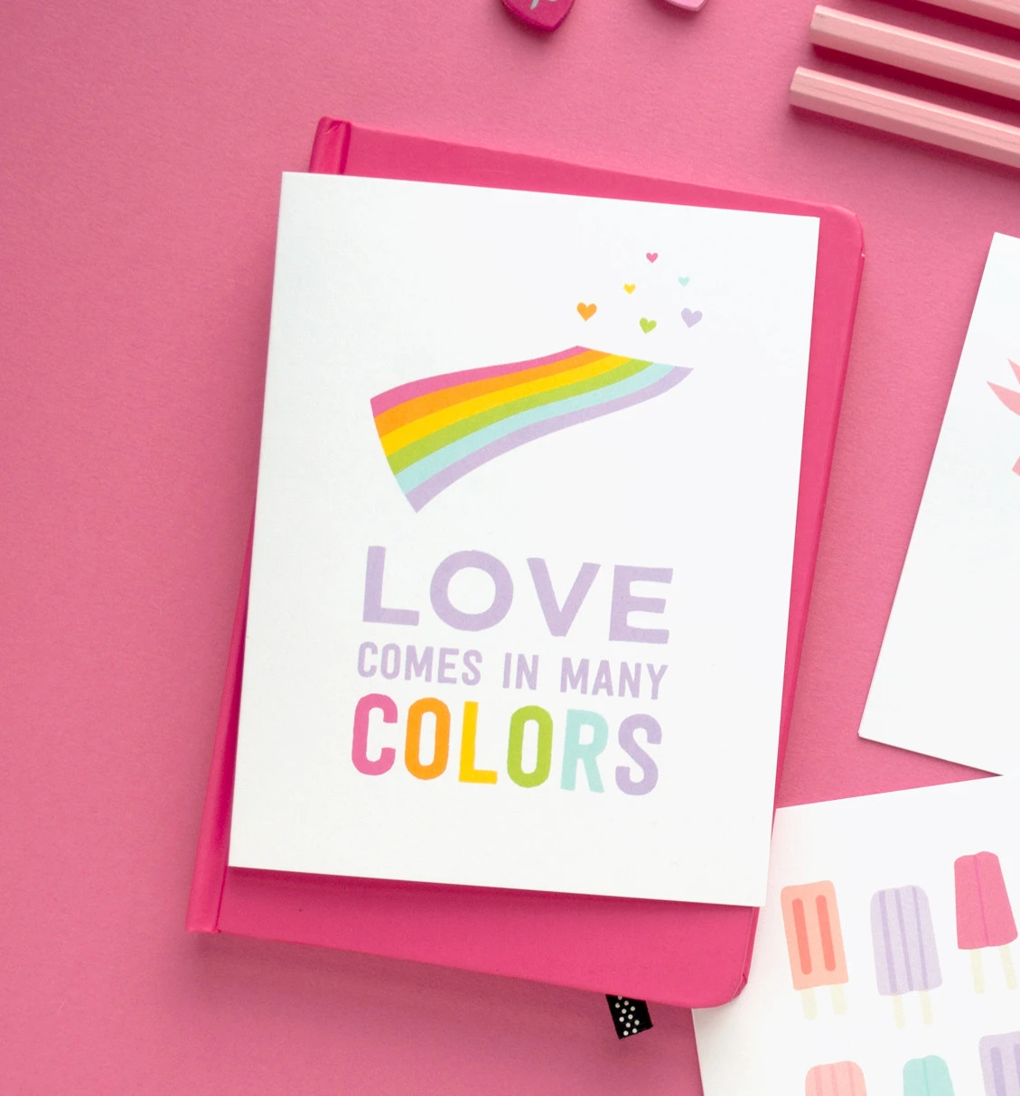 Graphic Anthology - GRA Many Colors Love Card