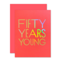 The Social Type - TST 50 Fifty Years Young Birthday Card