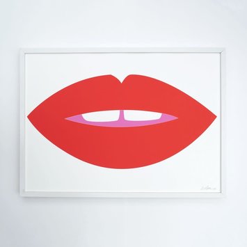Banquet Atelier and Workshop - BAW Large Red Lips Art Print, 70 x 50 cm