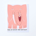 Banquet Atelier and Workshop - BAW Big Elephant Birthday Card