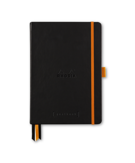 Rhodia - RHO Rhodia Goalbook Notebook A5 Black Dot Grid