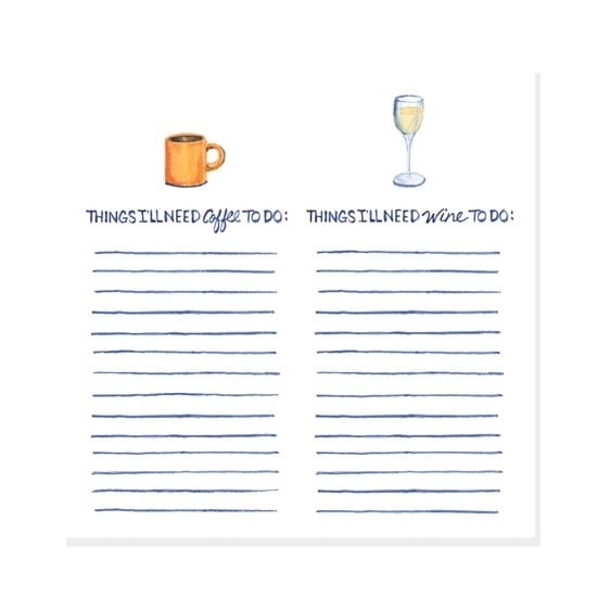 The Lavender Whim - TLW Coffee and Wine Note Pad