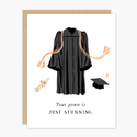 Party of One - POO Stunning Gown Graduation Card