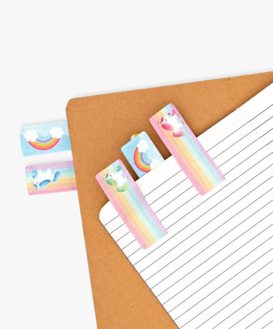 OO OS - Magical Unicorn Note Pals Sticky Note Tabs - Gus and Ruby  Letterpress