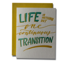 Ladyfingers Letterpress - LF Life Transition Card