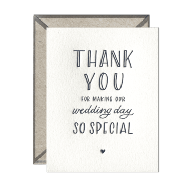 Ink Meets Paper - IMP Wedding Day Thank You Card