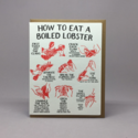 Big Wheel Press - BWP How To Eat Lobster Card