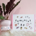 Ash + Chess - AAC Feminist AF Card