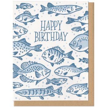 Frog & Toad Press - FT Birthday Fish Card