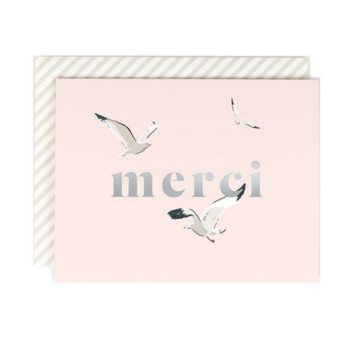 Amy Heitman Illustration - AHI Merci Seagull Card