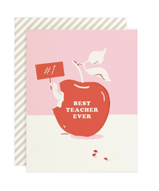 Amy Heitman Illustration - AHI Best Teacher Ever Card