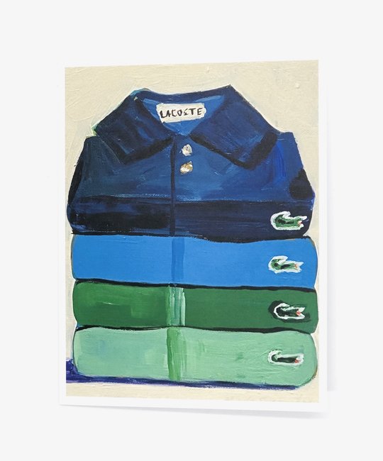 Carpe Diem - CD Lacoste Folded Stack of Shirts Card