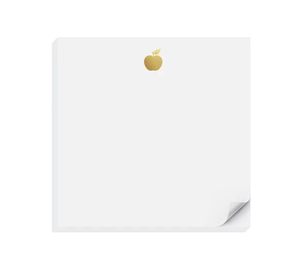 Inclosed Letterpress Co. - ICL Gold Apple Charmpad