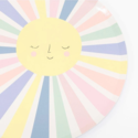 Meri Meri - MEM Rainbow Sun Plates, Set of 12