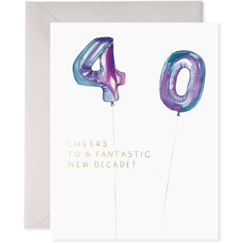 E. Frances Paper Studio - EF Helium 40 Balloon Birthday Card