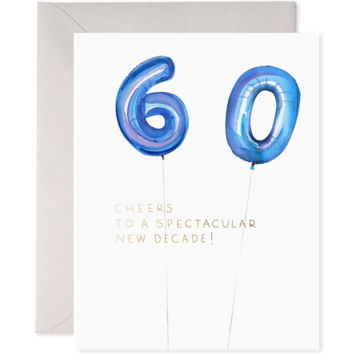 E. Frances Paper Studio - EF Helium 60 Balloon Birthday Card