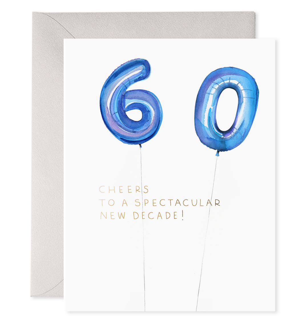 E. Frances Paper Studio - EF Helium 60 Balloon Birthday Card