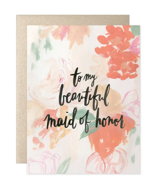 Our Heiday - OH To My Beautiful Maid of Honor Card