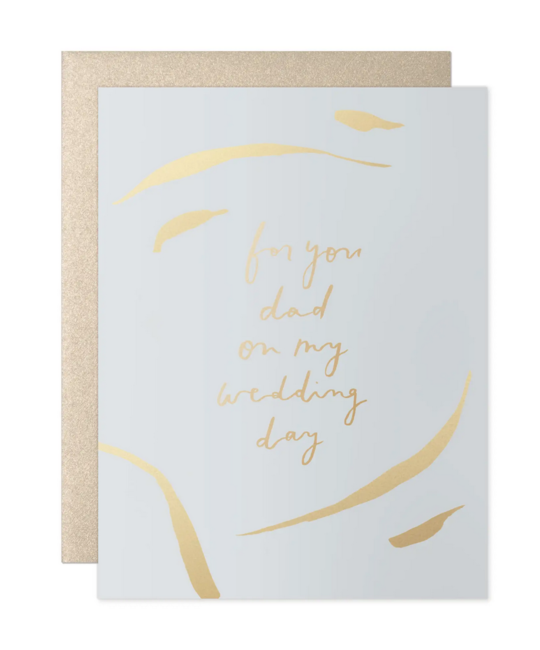 Our Heiday - OH For You Dad on My Wedding Day Card