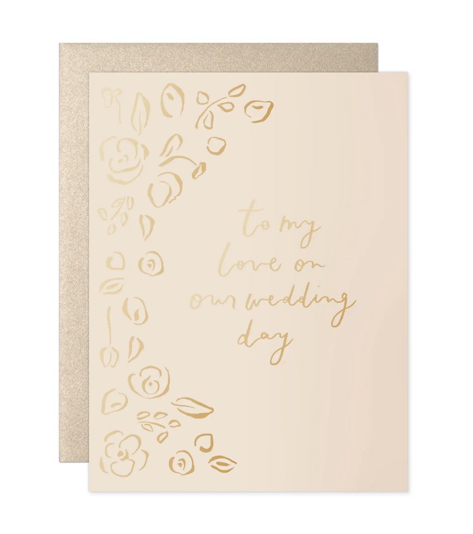 Our Heiday - OH To My Love Florals Wedding Day Card