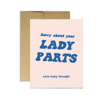 Party Mountain - PM Lady Parts New Baby Card