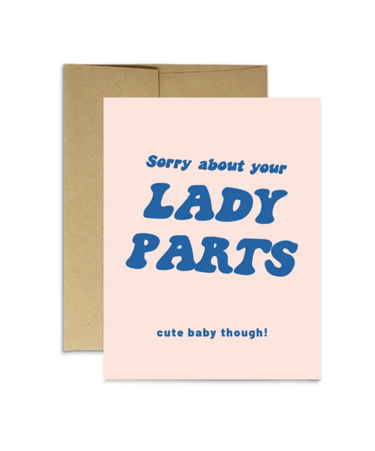 Party Mountain - PM Lady Parts New Baby Card