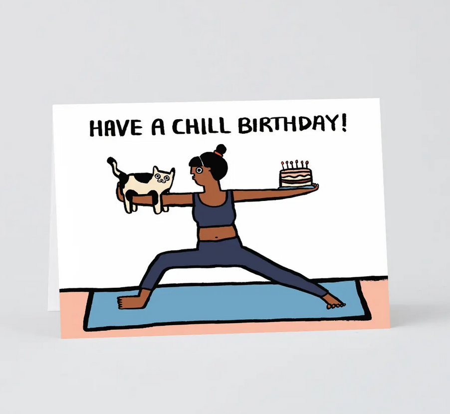 Wrap - WRP Have a Chill Birthday Cat Card