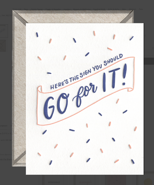 Ink Meets Paper - IMP Go For It! Card