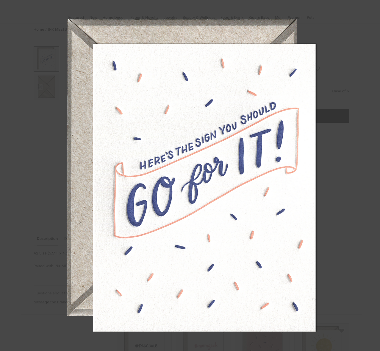 Ink Meets Paper - IMP Go For It! Card