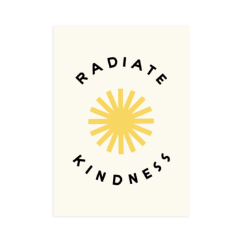 Worthwhile Paper - WOP Radiate Kindness Print, 5x7"