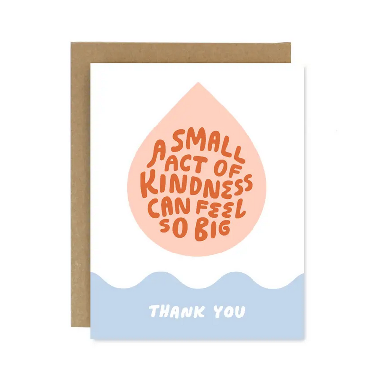 Worthwhile Paper - WOP Small Act of Kindness Thank You Card