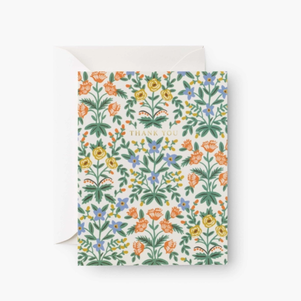 Rifle Paper Co - RP Rifle Paper Co Lottie Thank You Cards, Set of 8