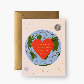 Rifle Paper Co - RP Rifle Paper Co. - You Make the World Better Card