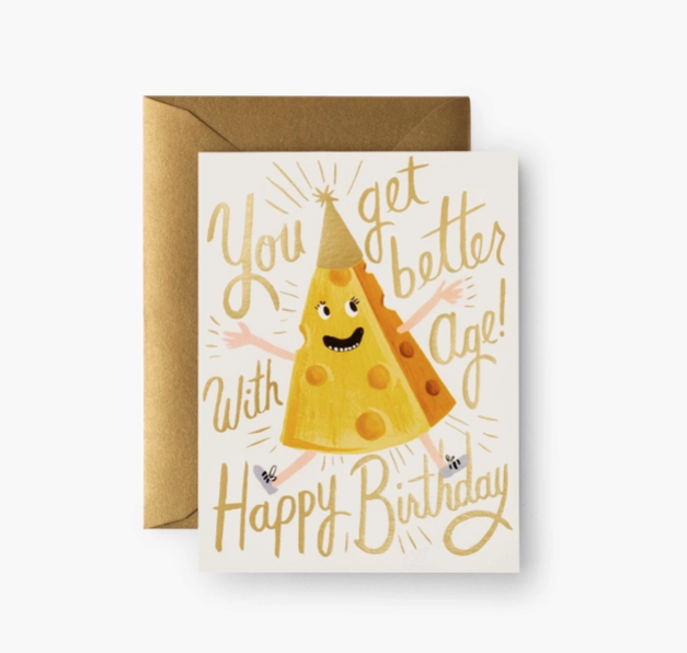 Rifle Paper Co - RP Rifle Paper Co Better With Age Birthday Card